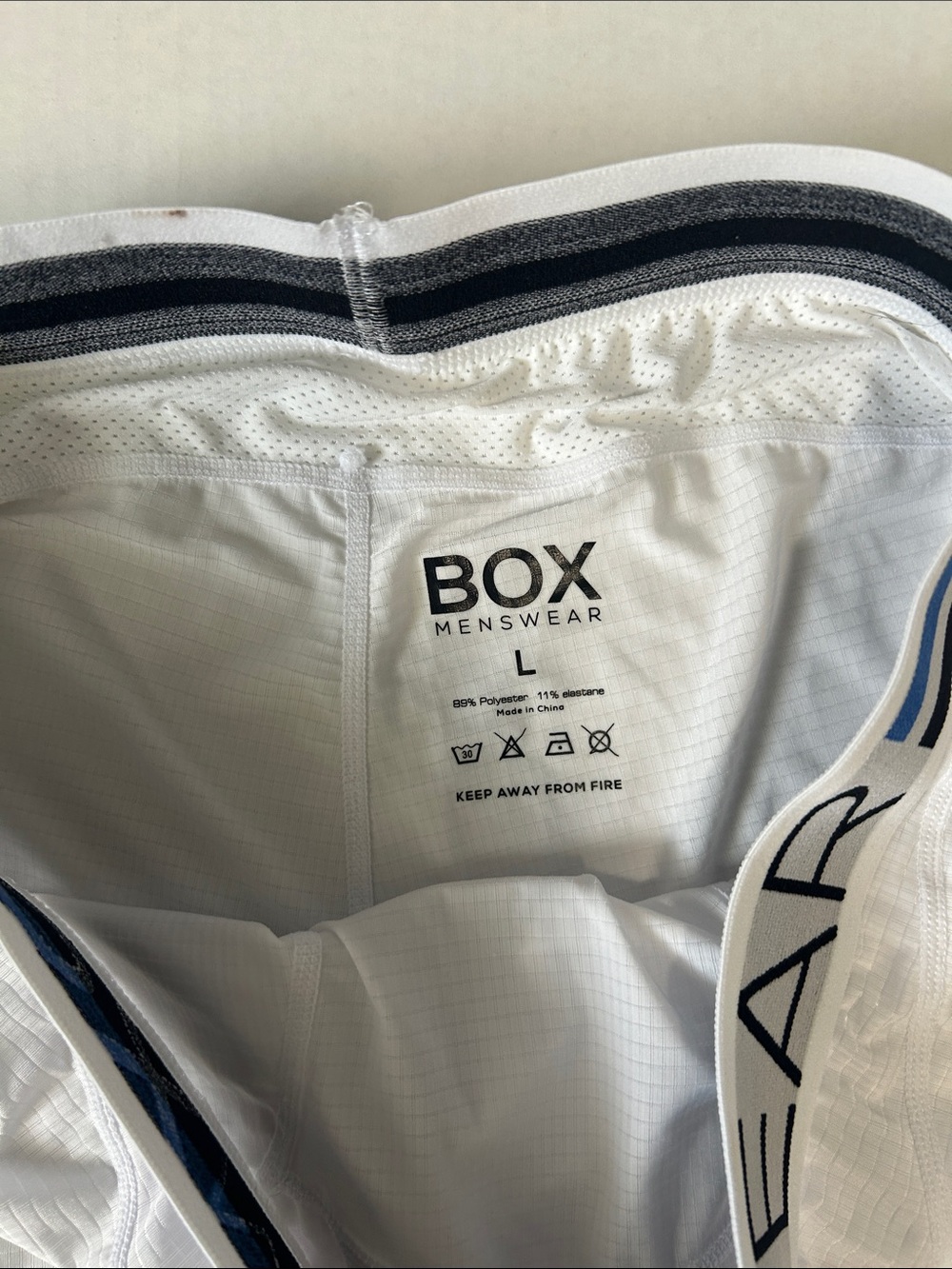 BOXMENSWEAR White Men's Performance Boxer Briefs - Supportive Long-Leg Style - Picture 2 of 3